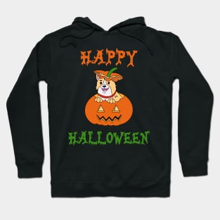 Happy Halloween Corgi Dog Lovers Novelty Gift  Happy Halloween German Shepherd Dog Lovers Novelty Gift Hoodie